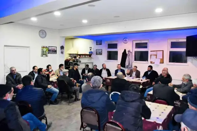 İnönü'de mahalle toplantıları aralıksız devam ediyor