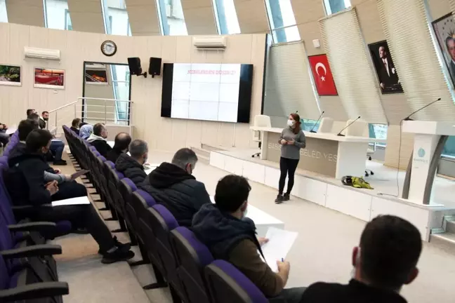 Başiskele Belediyesi personeline yüksekte çalışma eğitimi