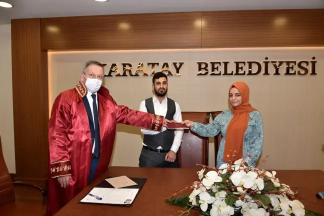 Karatay'da 2021'de 2 bin 800 çift mutluluğa