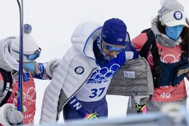 Hayatının en zor anı! Pekin Olimpiyatları'nda kayakçının cinsel organı dondu