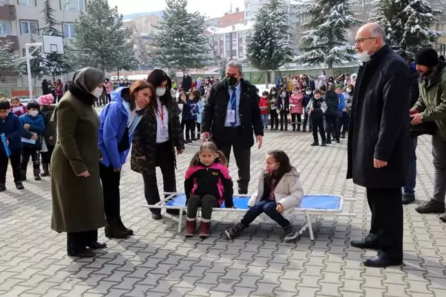 Kütahya'da 556 okulda deprem tatbikatı
