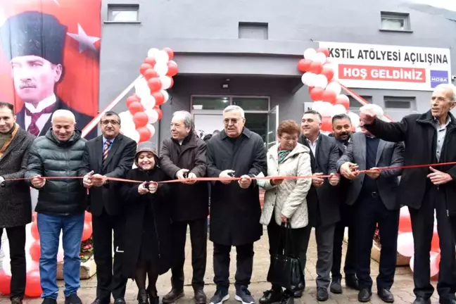 Çan Belediyesi tekstil atölyesi açıldı