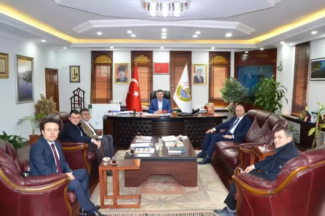 Kara Yolları Birinci Bölge Müdür'ü Çolak'tan, Başkan Özen'e Ziyaret