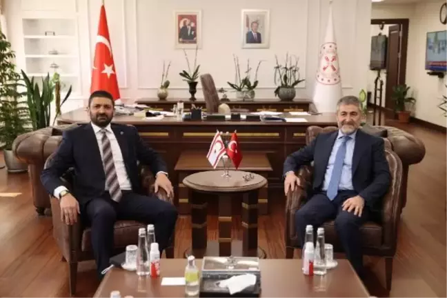 Son dakika: Bakan Nebati, KKTC'li mevkidaşı ile görüştü