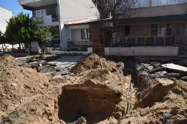 Keşan Belediyesi Erikli Sahili'ndeki içme suyu abone bağlantılarına başladı