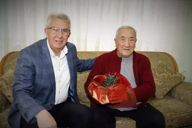 Başkan Eriş'ten Köy Enstitülü öğretmenlere vefa ziyareti
