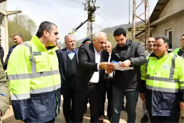 Trabzon'da heyelan bölgesinde hasar tespiti devam ediyor