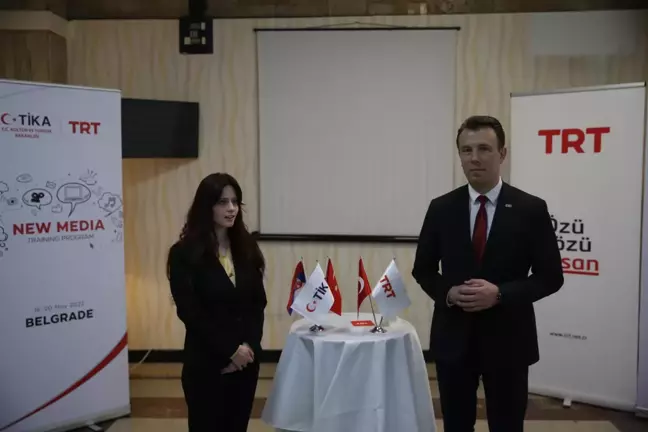 TİKA ve TRT'nin yeni medya temel habercilik eğitim programı Belgrad'da tamamlandı