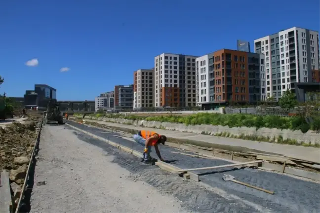 Kağıthane'de 53 adet projenin içindeki 53 nolu projesi olan 'Yeşil Koridor' yapılmaya başlandı