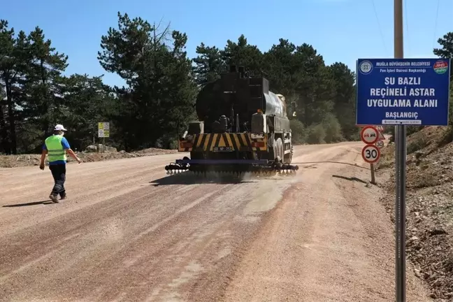 Büyükşehir'den yeni model asfaltlama