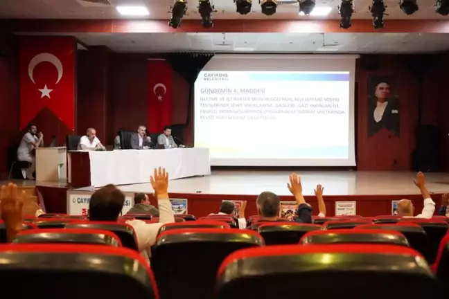 Çayırova Belediyesi'nin haziran ayı meclis toplantısı yapıldı