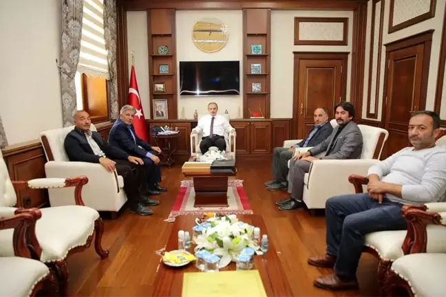 Atlı spor kulüp başkanları Vali Epcim'le buluştu