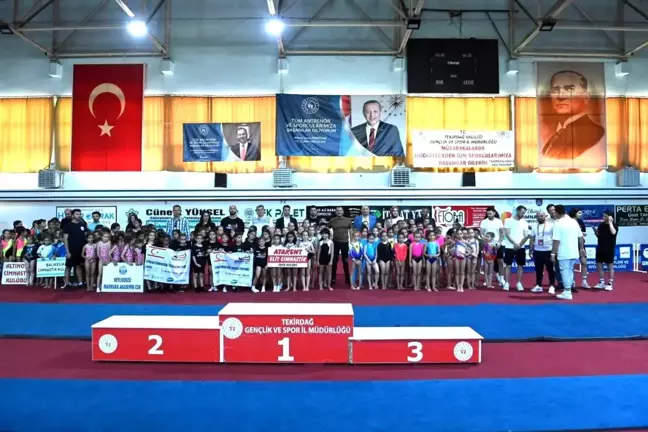 Süleymanpaşa'da Ulusal Cimnastik Şampiyonası düzenlendi