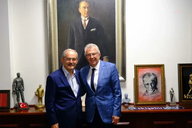Ödemiş Belediyesi'nden Büyükerşen'e Ziyaret