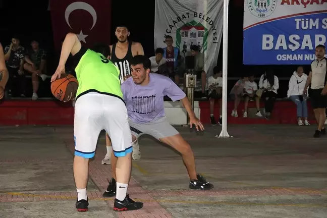 Akçaabat'ta 3x3 sokak basketbol turnuvası sona erdi