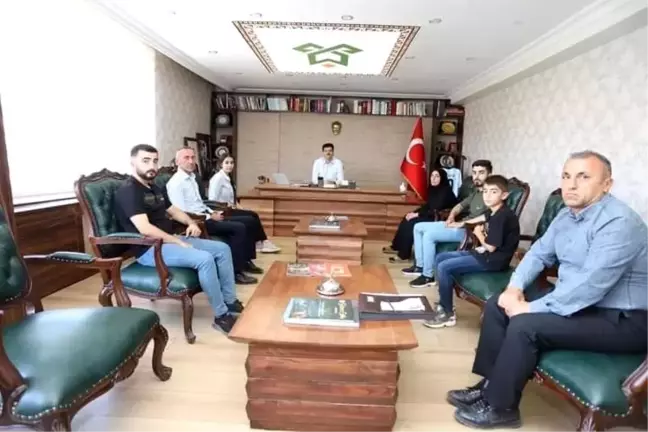 Şehit ailesinden Kaymakam Kurt'a ziyaret