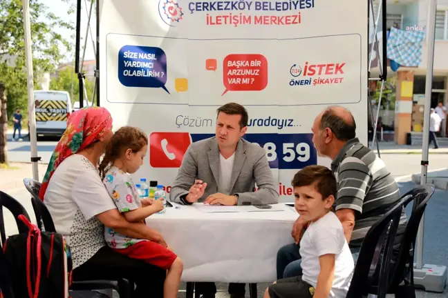 Tekirdağ yerel haberi | Çerkezköy Belediyesi'nin Halk Günü Buluşmaları Sürüyor