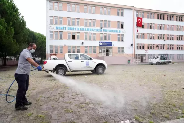 Ordu yerel: Fatsa'da Belediye ekipleri okulları yeni sezona hazırladı