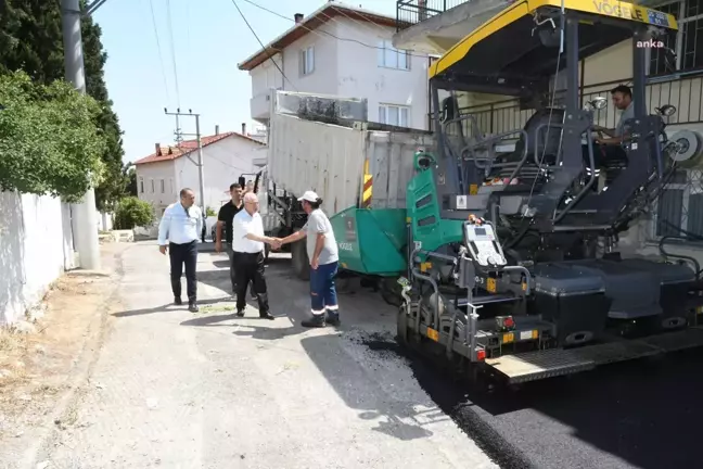İzmir yerel haberi: Karabağlar'da Binlerce Ton Asfalt Serildi