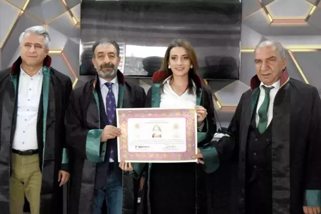 Erzurum haberi! Erzurum Barosu'nda yemin töreni