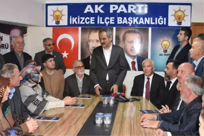 Milli Eğitim Bakanı Mahmut Özer Çaybaşı'nda halka hitap etti
