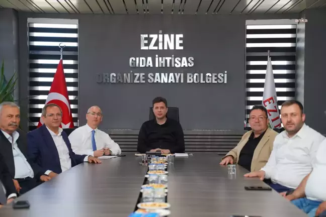 Ayvalık Gıda İhtisas OSB heyeti Ezine Gıda İhtisas OSB'ni ziyaret etti