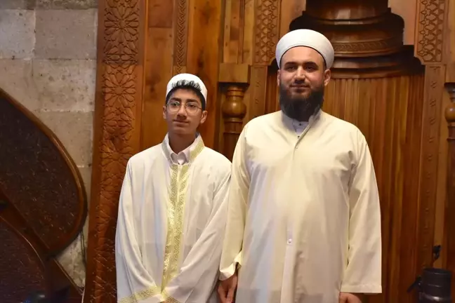 Aksaray'da 16 yaşındaki Ahmet Yasin Omuk için icazet töreni düzenlendi