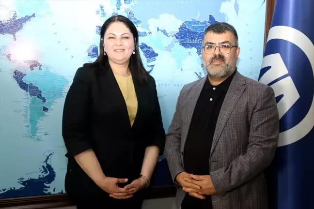 AK Parti Edirne İl Başkanı Belgin İba, Anadolu Ajansı Edirne Bölge Müdürlüğünü ziyaret etti
