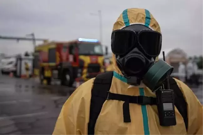 Ukrayna'da Zaporijya Nükleer Santrali'nde Radyasyon Tatbikatı Yapıldı