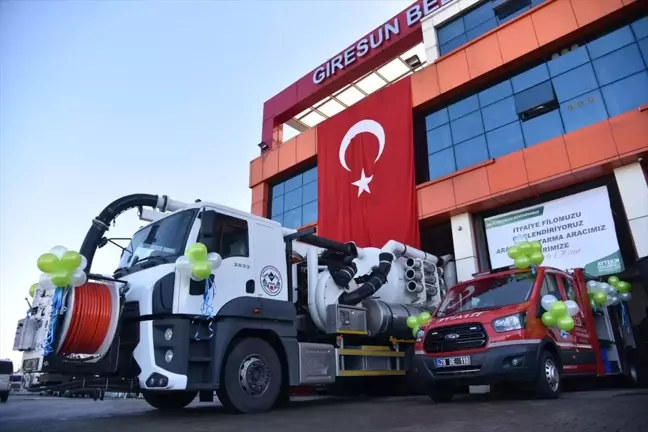 Giresun Belediyesi 27 yeni araçla filosunu güçlendirdi