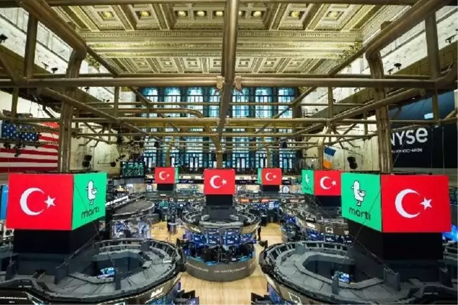 Mobilite Şirketi Martı, New York Borsası'nda İşlem Görmeye Başladı