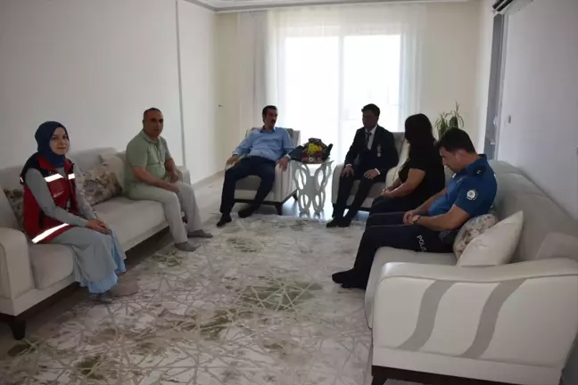 Bozyazı Kaymakamı, 15 Temmuz Gazisi Ergün Bal'ı Ziyaret Etti