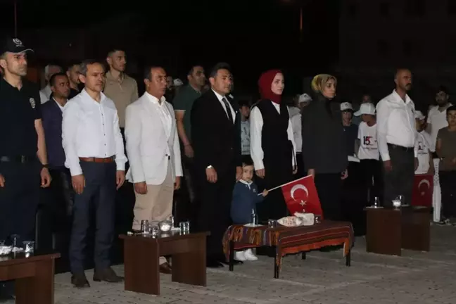 Hizan'da 15 Temmuz Demokrasi ve Milli Birlik Günü etkinlikleri düzenlendi