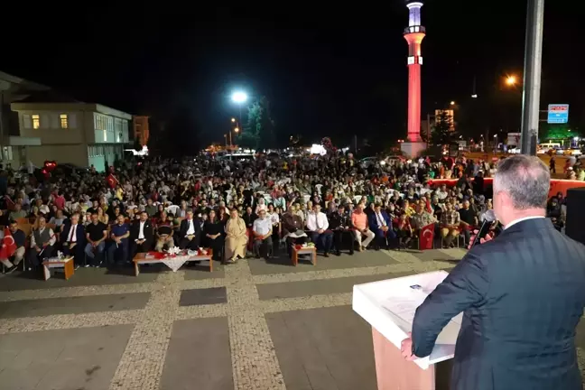 Samsun'un Alaçam ve 19 Mayıs ilçelerinde 15 Temmuz etkinlikleri düzenlendi