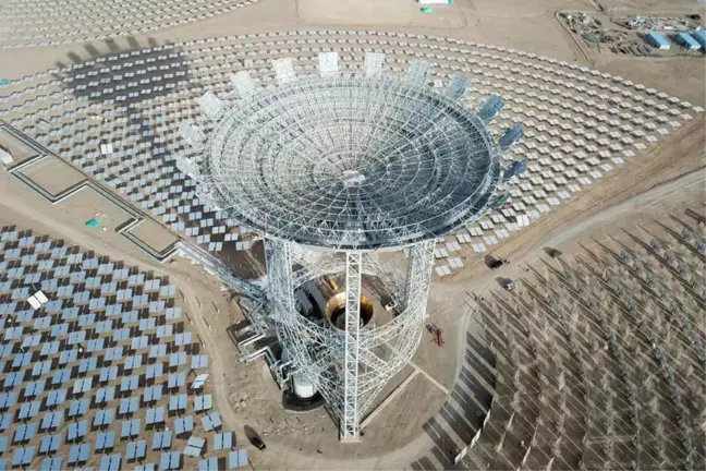 Çin'in Gansu eyaletindeki yeni enerji kurulu gücü rekor seviyeye ulaştı