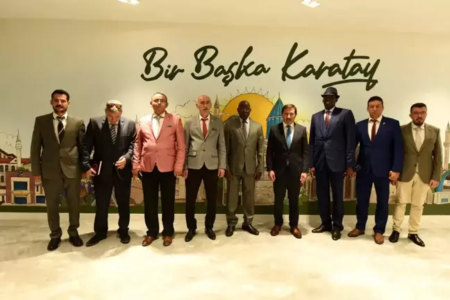 Senegal Büyükelçisi Konya'da Karatay Belediye Başkanı ile Buluştu