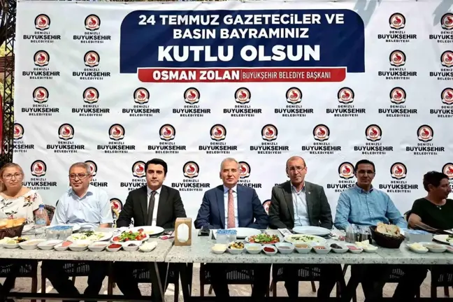 Denizli Büyükşehir Belediye Başkanı Osman Zolan Basın Bayramı'nı Kutladı