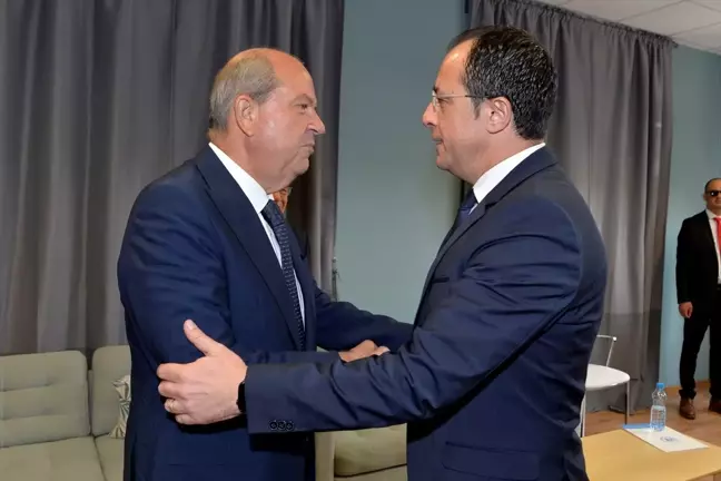 KKTC ve GKRY liderleri KŞK Antropoloji Laboratuvarı'nı ziyaret etti