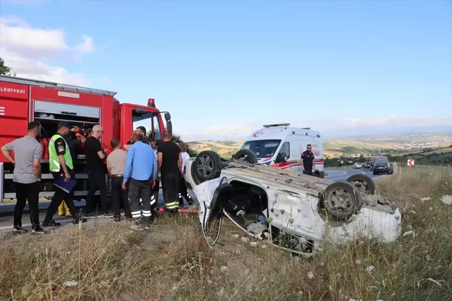 Samsun'da trafik kazası: 3'ü çocuk 5 kişi yaralandı