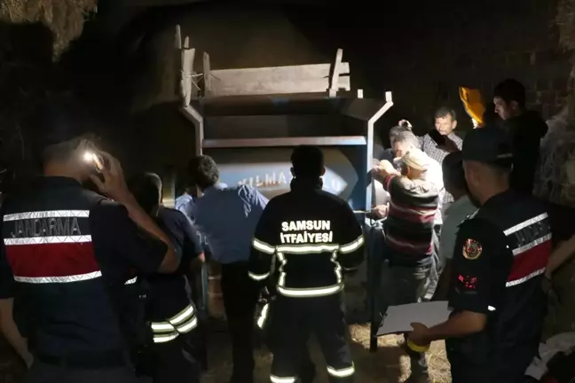 Samsun'da buğday patozuna düşen kadın hayatını kaybetti