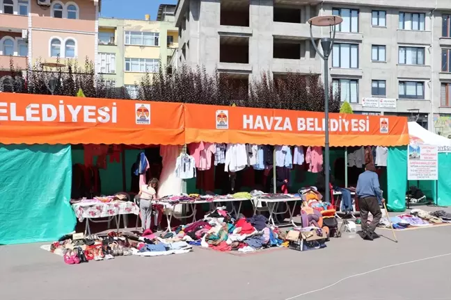 Havza'da Karşıyaka Mahallesi Camisi İçin Kermes Düzenlendi