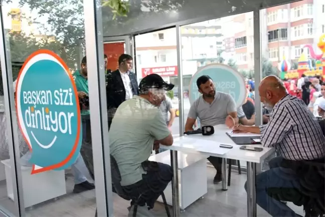 Kocasinan Belediye Başkanı Ahmet Çolakbayrakdar, 'Başkan Sizi Dinliyor' programı kapsamında Erkilet Osmangazi mahalle sakinleriyle buluştu