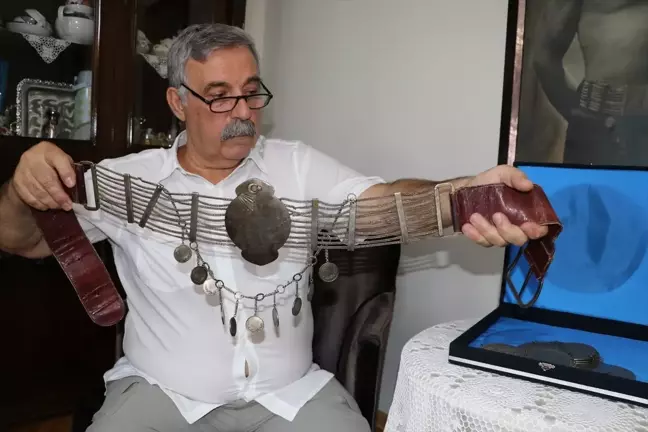 Tekirdağlı Hüseyin Alkaya'nın Kurtdereli kemeri 41 yıldır muhafaza ediliyor