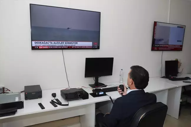Kapaklı Belediyesi Çanakkale'deki Orman Yangınına Destek Veriyor
