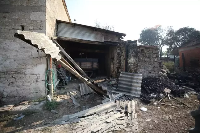 Çanakkale'de Yangın: Evler ve Hayvanlar Zarar Gördü