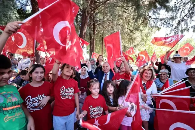 Başkan Osman Zolan, Denizli'deki Cankurtaran Yaz Kampı'nın finalinde kadınlarla buluştu