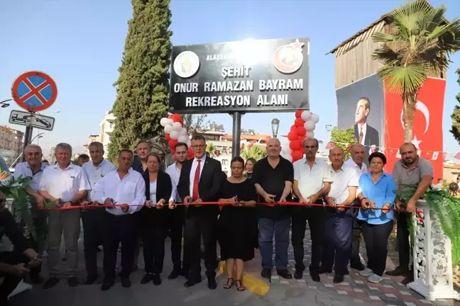 Manisa'da Şehit Onur Ramazan Bayram Rekreasyon Alanı hizmete alındı