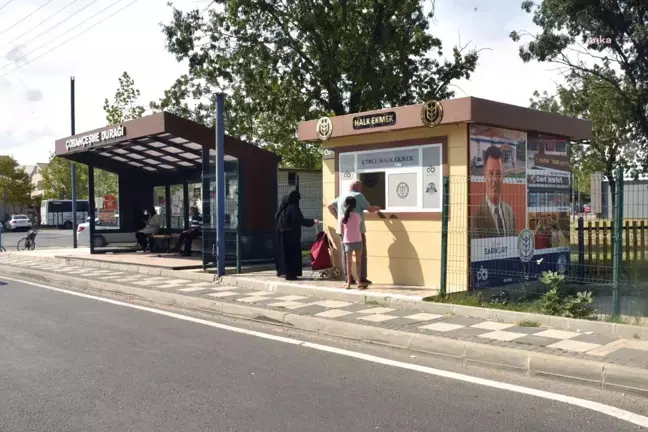 Çorlu Halk Ekmek Projesi'nde 5. büfe hizmete girdi