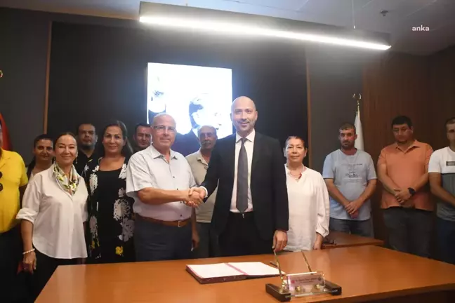 Söke Belediyesi ile Belediye-İş Sendikası arasında maaş iyileştirmesi için protokol imzalandı