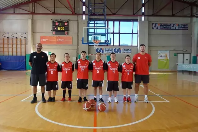 Down Sendromlu Milli Basketbol Takımı Avrupa Şampiyonası'na galibiyetle başladı